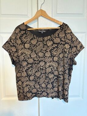 Dress Top - short sleeve/kinda capped - 2X